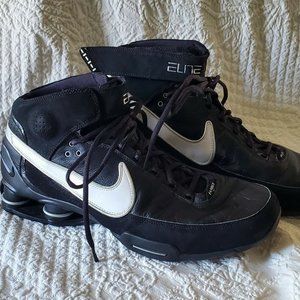 Nike Air Shoe Elite  FAMILY  White Black Silver Men's Size US 13